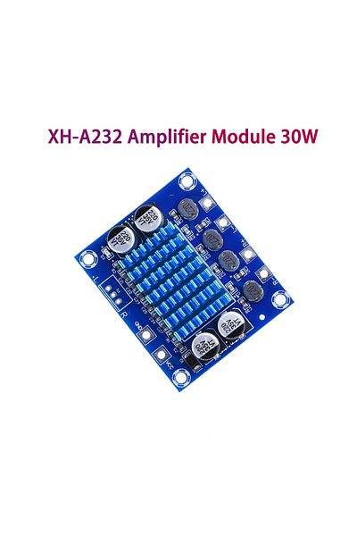 Choice XH-A232 HD Digital Audio Amplifier Board MP3 Amplifier Module 12V 24V Reaming Board Dual Channel 30W