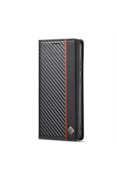 Choice Samsung A56 Black I Carbon Fiber Leather Case for Samsung Galaxy A16 A36 A56 A15 A25 A35 A55 A14 A24