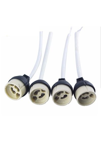 JOYINLED 4PCS Socket Connector Adapter New GU10 Ceramic LED/CFL/Halogen Lamp Holder 18CM