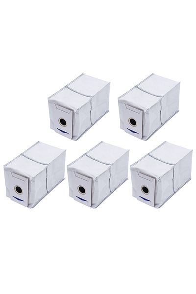 Choice T30 Dust Bags Pack Of 5 Antibacterial Dust Bags Accessories Compatible With Ecovacs Deebot T30 Omni，