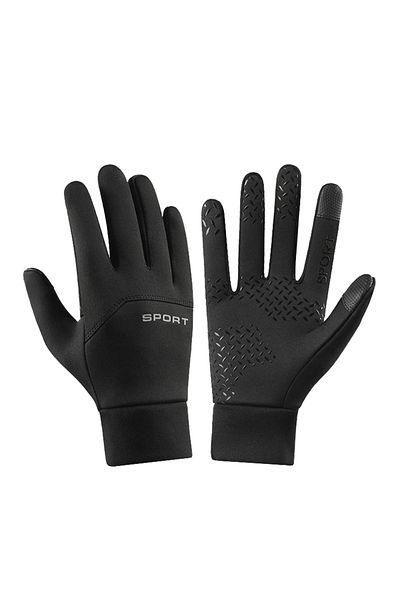 Choice M MT37 Black GTUBIKE Waterproof Cycling Gloves Winter Touch Screen Bicycle Glove Outdoor Scooter Win