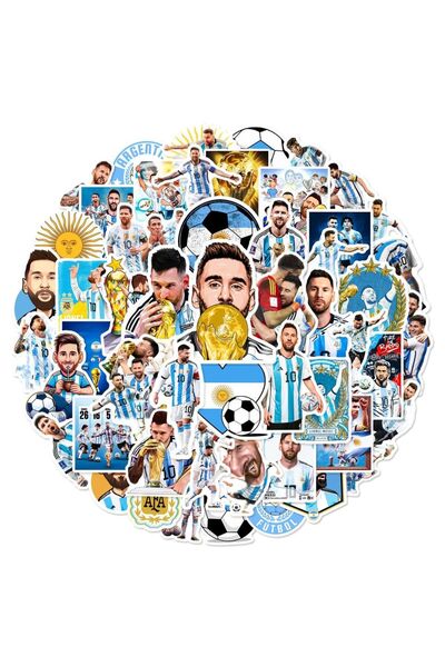 Choice 50pcs 50Pcs Football Star Stickers Messi Sticker,Sports Soccer Sports ...
