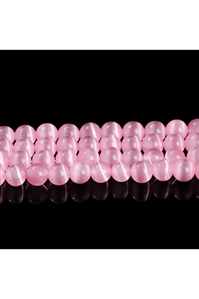 choice2 approx 4mm 90pcs Cat Eyes Stone 4 6 8 10mm Dark Pink Cat Eyes Stone B...