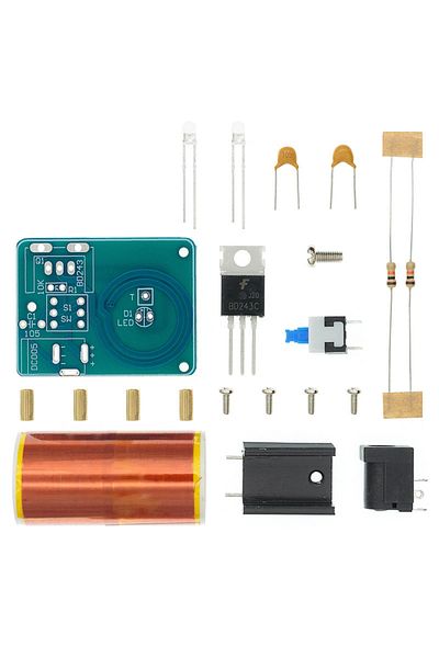 Choice No Welding Bd243 Bd243c Mini Tesla Coil Kit Magic Props Diy Parts Empty Lights Technology Diy Electr