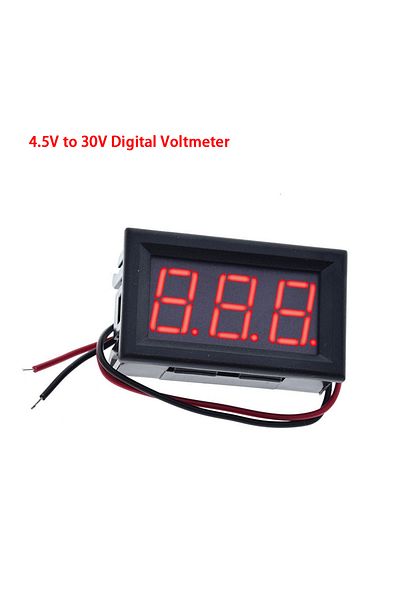 Choice 4.5v-30v Dc 4.5v-30v Waterproof Digital Voltmeter Car Boat Motorcycle 0.56inch Led Display Volt Volt