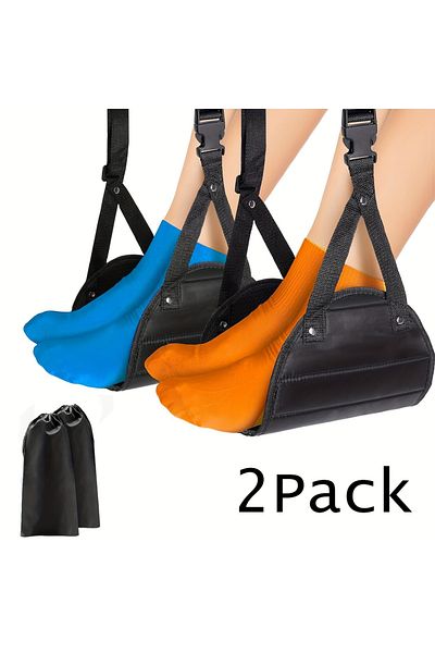 Choice 2pcs 1pc/2pcs New Travel Hammock Office Hammock With Airplane And High-speed Rail Footrest Hammock F