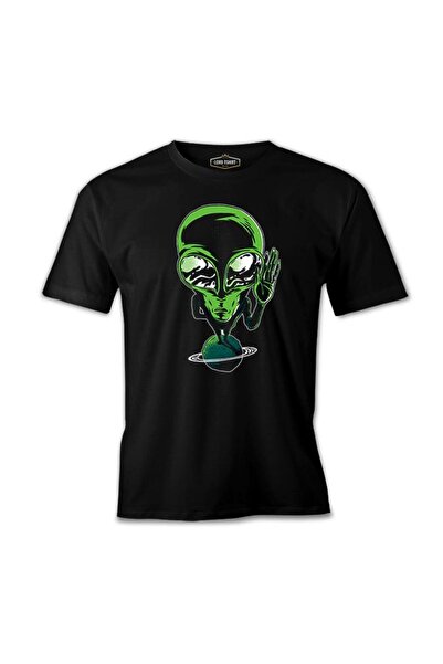 Lord T-Shirt تيشيرت رجالي أسود من Alien On Planet