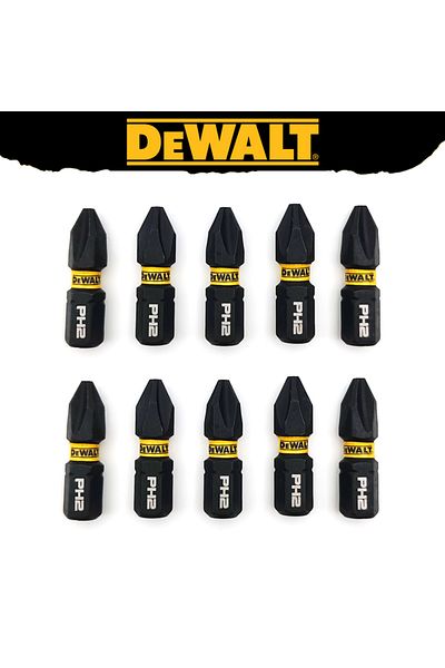 Choice DEWALT Original PH2/SL8 Slotted Impact Drill Bits Hex Shank Impact Screwdriver Bit Storage Holder...