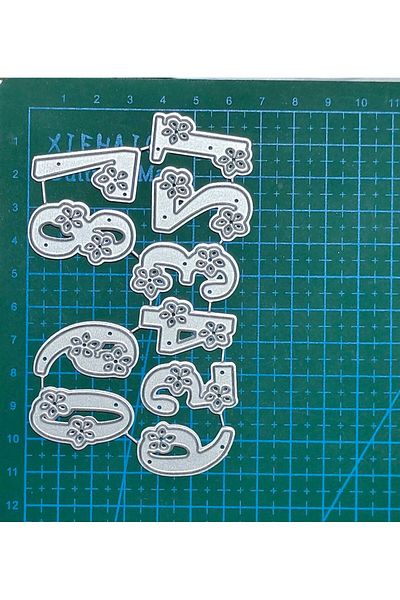 Choice 0-9 Lace Numbers Digits Metal Cutting Dies Stencils For DIY Scrapbooking Words Photo Album Decora...