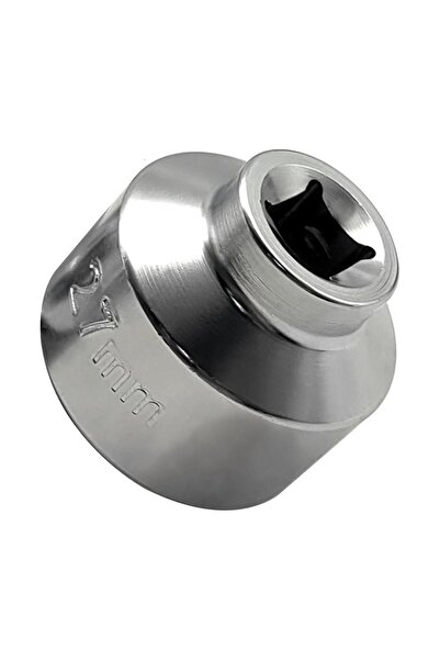 Choice مفتاح فلتر الزيت منخفض الارتفاع بمقبس 6 نقاط مقاس 27 مم وأداة إزالة فل...