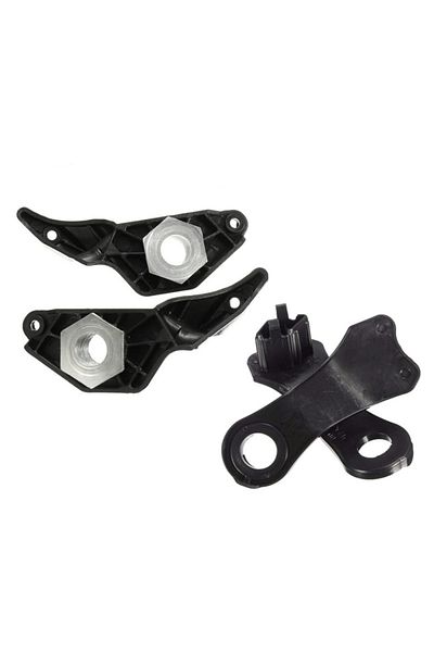 Choice 4Pcs Car Front Headlamp Repair Kit Bracket Clip Right+Left Headlight Repair Brackets For BMW E60 ...