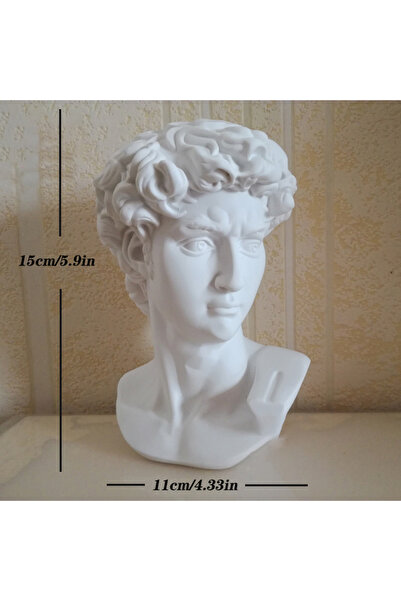 Choice تمثال ديفيد 15 سم، رأس تمثال ديفيد، تمثال صغير من الجبس، مايكل أنجلو، ...