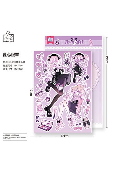 Choice 01 Korean Scrapbooking Sticker Flakes Cute Girls Character Stationery Decorative Stickers For Diy Ph