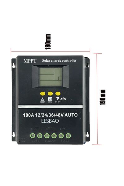 Choice 100a 100a 100a Dual Usb Solar Charging Controller 12v 24v 36v 48v Solar Panel Lead-acid/lithium Bat