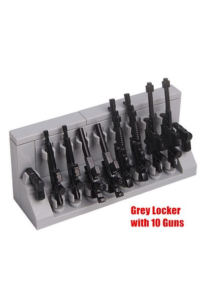 Choice Greylocker-2weapons5 Moc Military Weapons Rack Building Blocks Parts Diy Toys Compatible Technical B