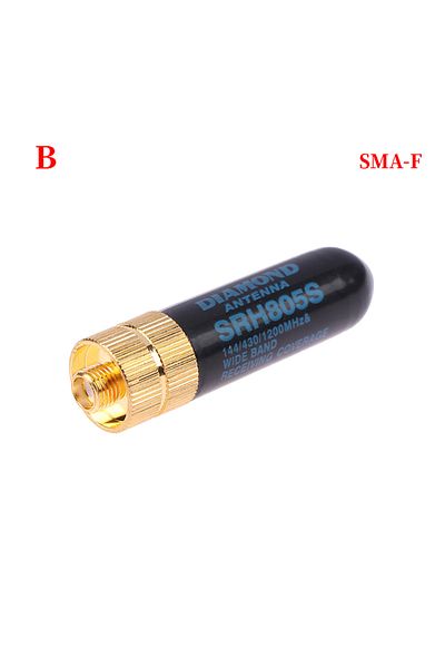 Choice ب عالية الجودة 1 قطعة 4.5 سم هوائي صغير ثنائي النطاق Sma-m/sma-f Uhf Vhf Srh805s ملحقات الراديو