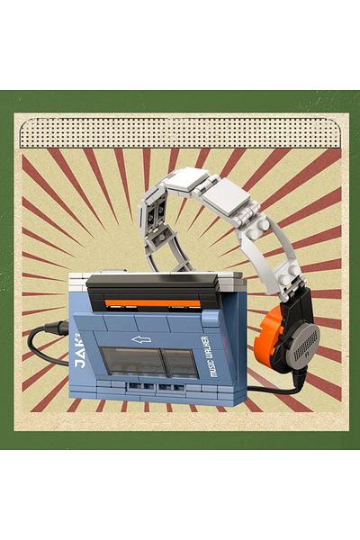 Choice DIY Retro Electrical Appliances Furniture TV Computer Tape Walkman Game Consoles Radio Building B...