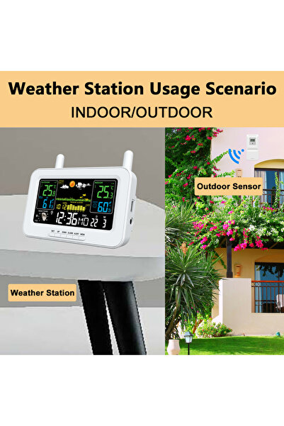 Choice Smart Weather Station USB Output Thermometers and Hygrometers Temperature Humidity Meter Weather ...
