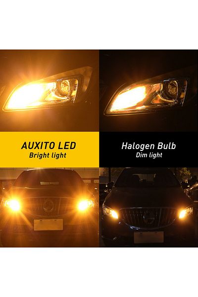 Choice 7440 W21w Wy21w T20 Auxito 2x W21w 7440 Wy21w مصباح إشارة الانعطاف LED Canbus Amber 7440na T20 لمبة LED