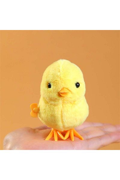 Choice Chicken-yellow 1pc Jumping Chicken Duck Toy, Simulation Plush Jumping Duck Interactive Toy, Small An