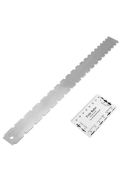 Miwayer 1 Set Guitar Neck Notching Tool With String Action Ruler Gauge - Perfect For Gibson 24.75 &