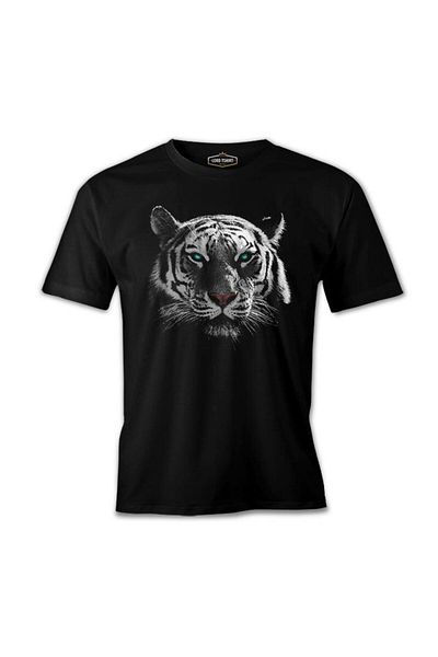 Lord T-Shirt تيشيرت رجالي أسود من Animal - Tiger Pixel