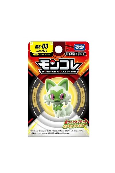 Choice New Original TAKARA TOMY Pokemon Figures MS Sprigatito Floragato Meowscarada Anime Monster Collec...