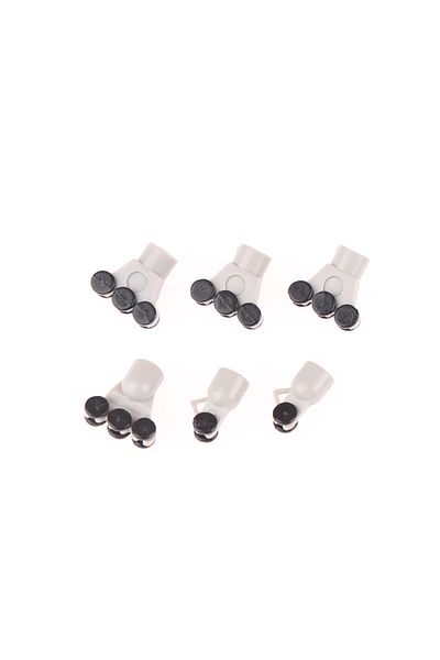 ZTOYL 6 PCS ONE SET WHEELS , 6 Small Wheels FOR 20cm Alloy Metal Soviet Union Air 225 An-225 Airplane M...