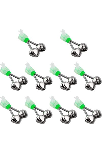 Choice 10 قطع 5/10 قطع إنذار لدغة السمك إنذار لدغة الصيد جرس قضيب الصيد مشبك ...