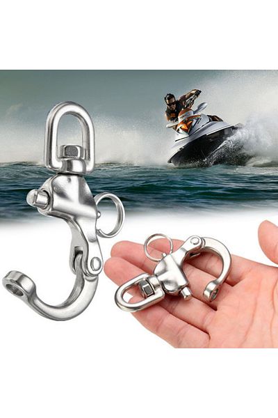 Choice 1Pcs Fender Hook Stainless Steel Closed Open Type Polish Marine Sailboat Hardware Fender Hook Shi...
