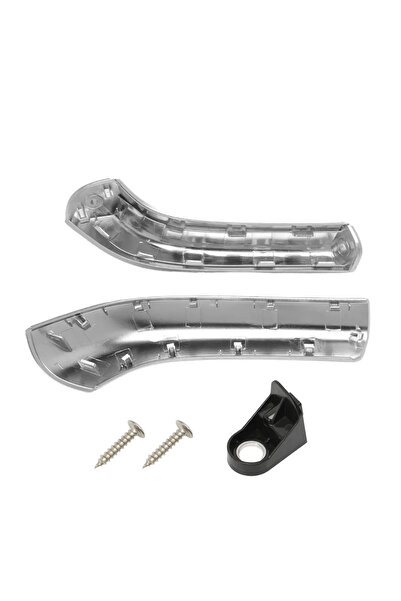 Choice Door Handle Door Opener Inner Door Handle Driver Side Chrome Interior Silver Front Left for M-A-N...