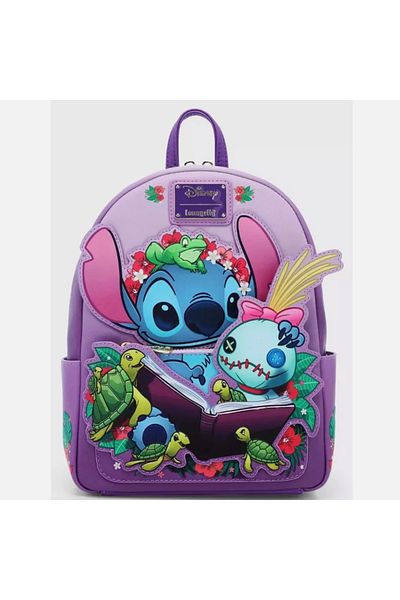 Choice Stitch Disney Loungefly Backpack Lilo&stitch Backpack Cute Cartoon Girl Backpack Elementary School B