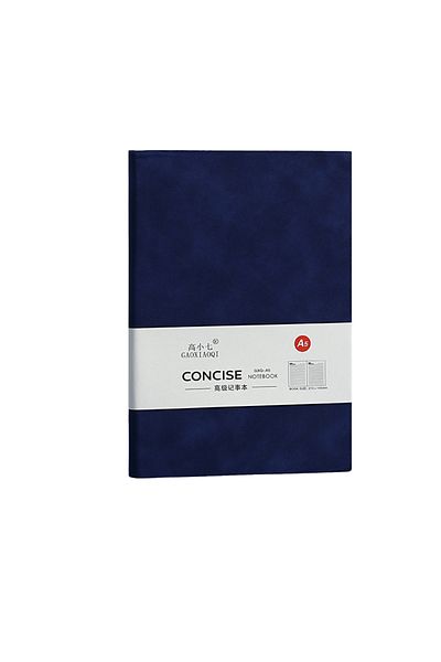 Choice Navy Blue A5 Retro Notebook And Journals Diary Soft Imitation Sheepskin Cover Thickened Business Not