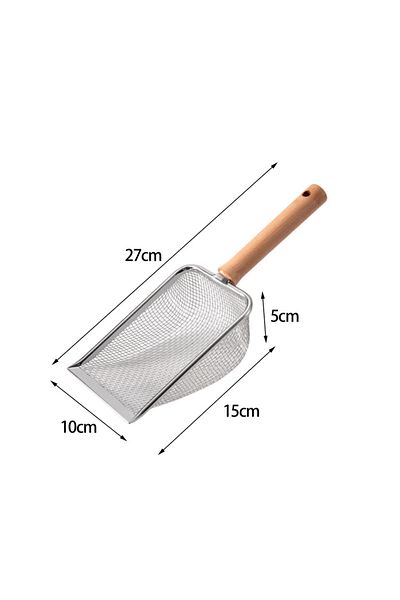 Choice 2.8x2.8mm Stainless Steel Cat Litter Shovel Durable Litter Scooper Pets Supplies For Lizards Kitten
