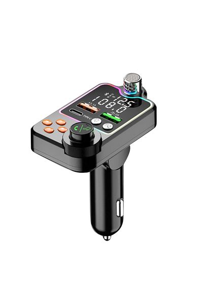 Choice Q15 Bluetooth 5.0 Car Charger Dual Usb Type C Quick Charge Hands-free Call Kit Fm Transmitter Mp3 Pl