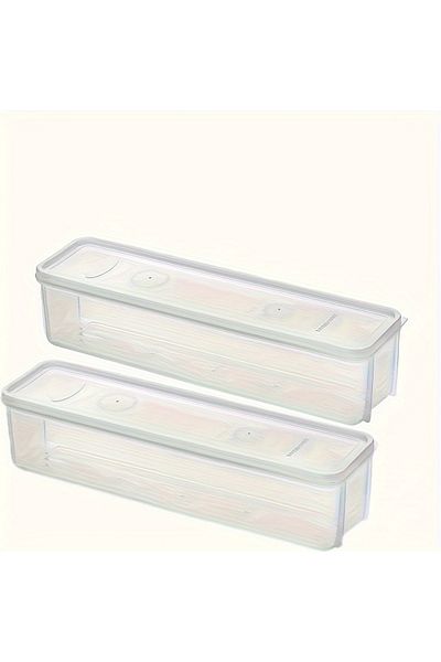 Choice 2pcs Transparent 2pcs Refrigerator Fresh-keeping Storage Box, Fresh-keeping Artifact,small Food Pres