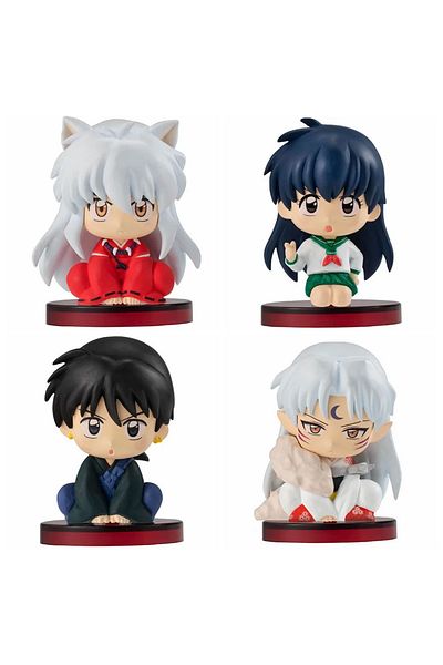 Choice Pack By Bag 4pcs/set Anime Inuyasha Cute Figure Model Toys 5cm
