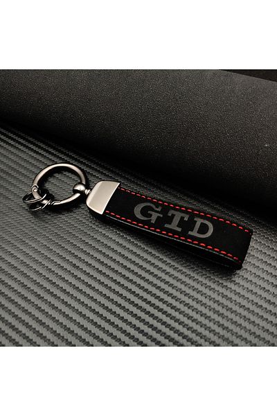 Choice Gtd Suede Leather Man Women Car Keychain For Mk4 Mk5 Mk7 Gtd Gte Gli Tdi Tsi Gti Keychain Accessorie