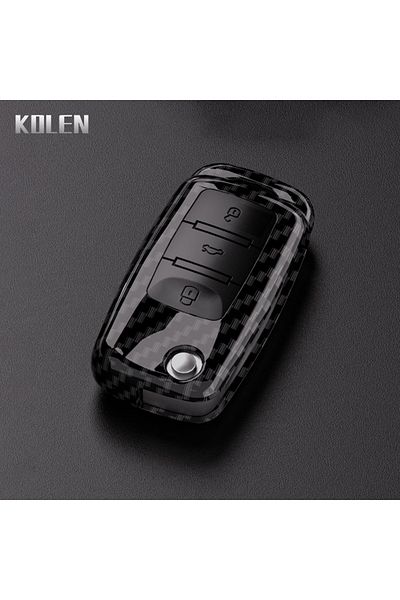 Choice Carbon Abs Carbon Fiber Car Key Case Cover Shell For Vw Volkswagen Polo Golf Passat Beetle Tiguan Se