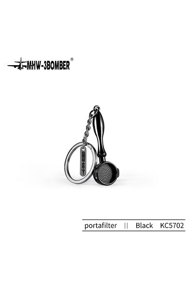 MHW-3BOMBER Mini Portafilter Chic Keychain Pendant Mini Souvenir Coffee Accessories Keychain Exquisi