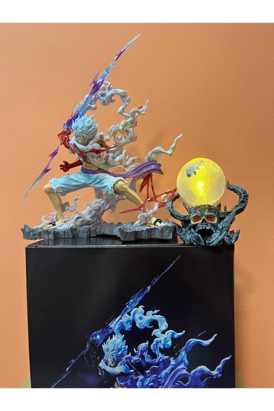 Choice مجسم لوفي من ون بيس، نيكا لوفي، مع علبة، لوفي، ترس إله الشمس 5 مع كرة ...