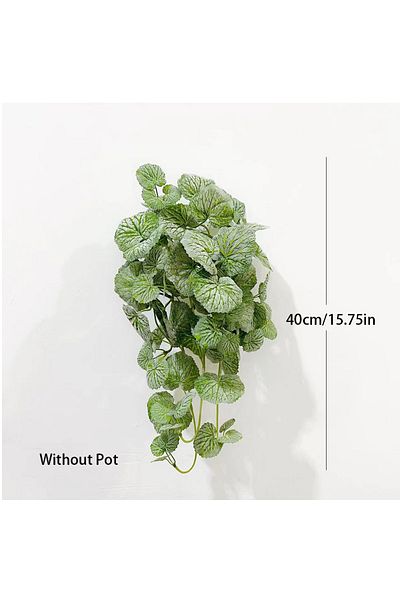 Choice 40cm 40-100cm Fake Hanging Plants Artificial Begonia Plant Vines Silk Plant Wall Leaves Tropical Sci