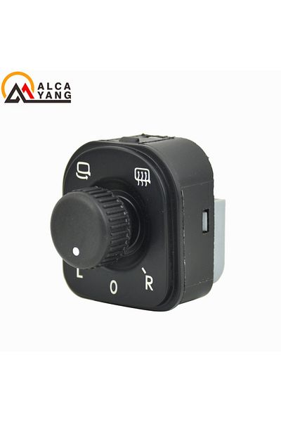 Choice مقبض ضبط مفتاح المرآة لسيارات فولكس فاجن جيتا جولف mk5 mk6 تيجوان CC باسات B6 B7 1K0959565J