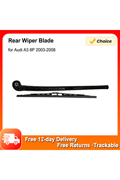 Choice ذراع مساحات الزجاج الخلفي وشفرة بديلة لسيارة أودي A3 8P 2003-2008 ذراع...