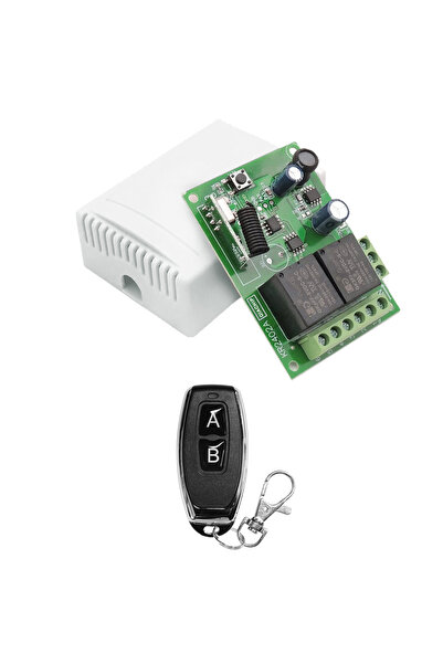 QIACHIP 1 جهاز استقبال و1 جهاز تحكم عن بعد RC 433 ميجا هرتز وحدة مرحل لاسلكي ...