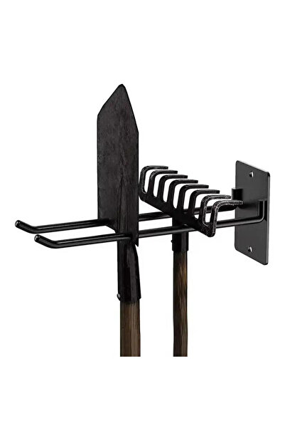 Choice حامل تعليق للحدائق مصنوع من الحديد باللون الأسود بتصميم عادي، خطاف تثب...