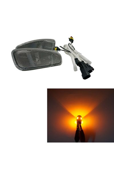 Choice Smo And Yellow 1set For Jeep Renegade 2014-2017 Side Reflection Warning Turn Signal Light Lamp Front
