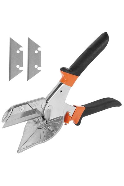 Choice With 2 Blades New Miter Shears Adjustable Angle Shears 45 To 135 Degree Miter Cutter Multifunctional