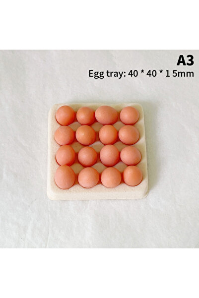Choice A3 1/4/17PCS Egg With Tray Dollhouse Kitchen Toy Doll Accessories Gift...