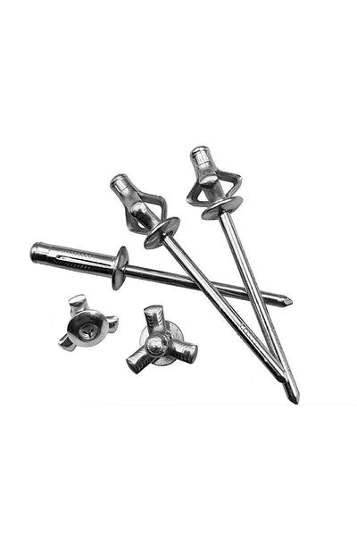 Choice 4.0x14mm 50pcs 50pcs Aluminium Large Flange Head Blind Rivets Pull Silver Decoration Pop Nail Rivet